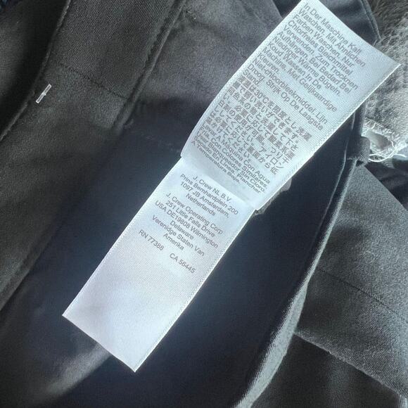 J Crew Kallie Ankle Pants Womens Sz 4 Black Straight Stretch Business Casual - Picture 12 of 13